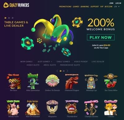 crazywinners online casino